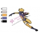 Yellow Kid Flash of Konoha Teen Titans Embroidery Design